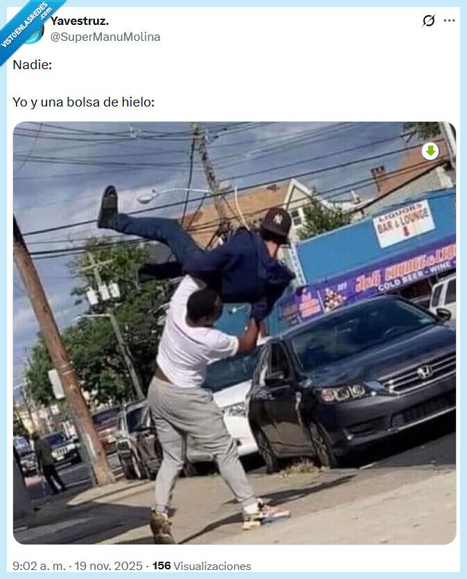 bolsa,hielo,golpear,suelo