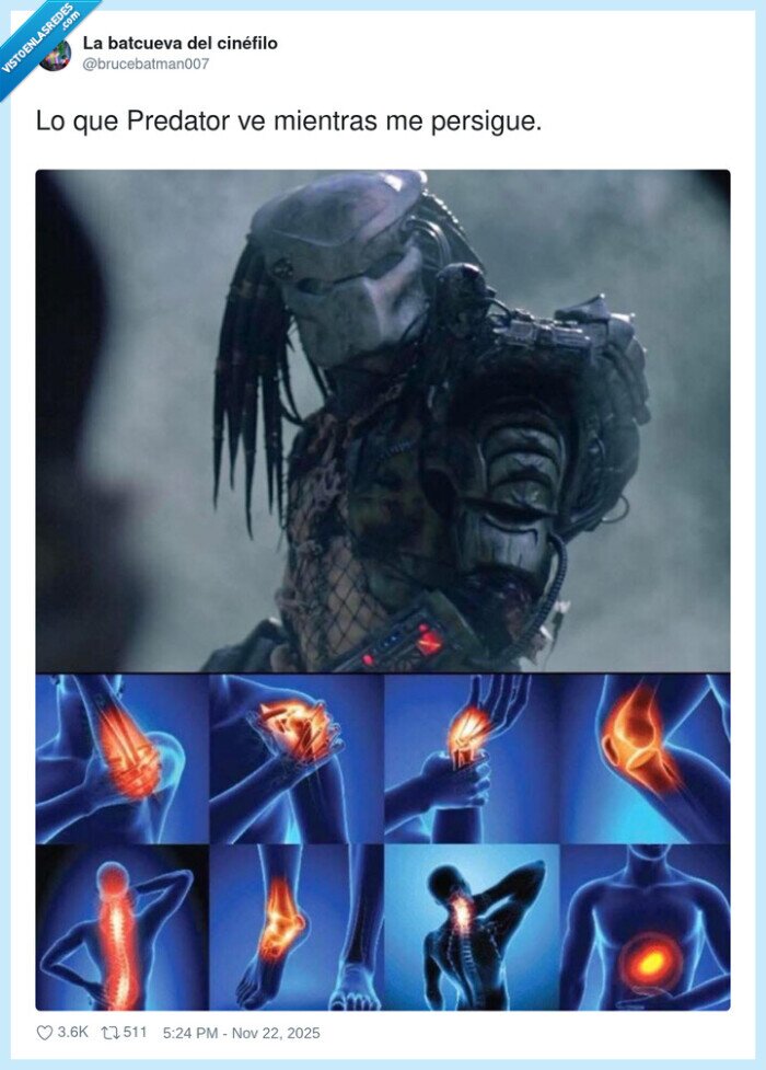 Predator,dolor,cuerpo,persecución