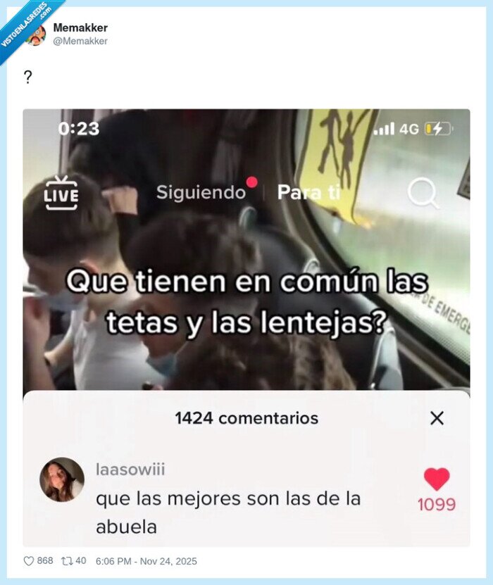 lentejas,abuela,transporte,tetas