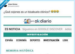 Enlace a ¿Bisabuelo clónico? La prensa clona bisabuelos para titulares sensacionalistas, por @JoseArocaALC