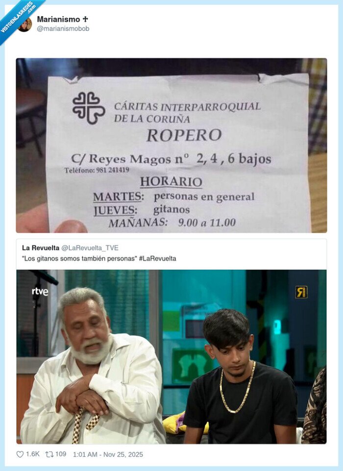 Cáritas,A Coruña,ropero,discriminación,etnianos