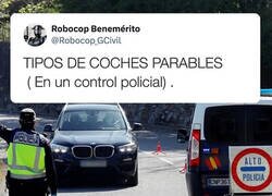 Enlace a Los coches más parados en un control policial, y no me extraña, por @Robocop_GCivil