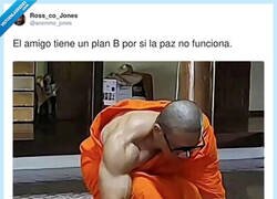 Enlace a El amigo tiene un plan B por si la paz no funciona., por @anonimo_jones