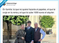 Enlace a La familia que todos odian: Hacienda, alquiler y la charo que no te hace el papeleo, por @violencevintage