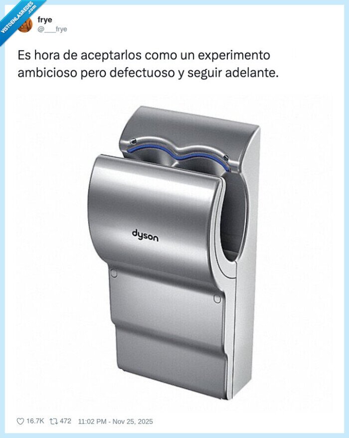 Dyson,secamanos,fail