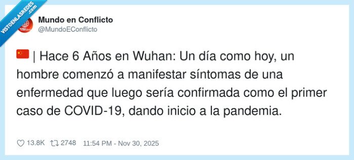 Wuhan,pandemia,COVID-19,historia,síntomas