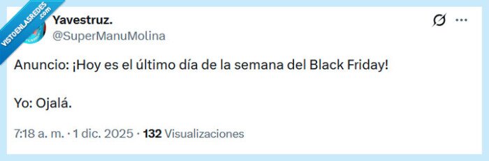 black friday,semana,último día,ojalá