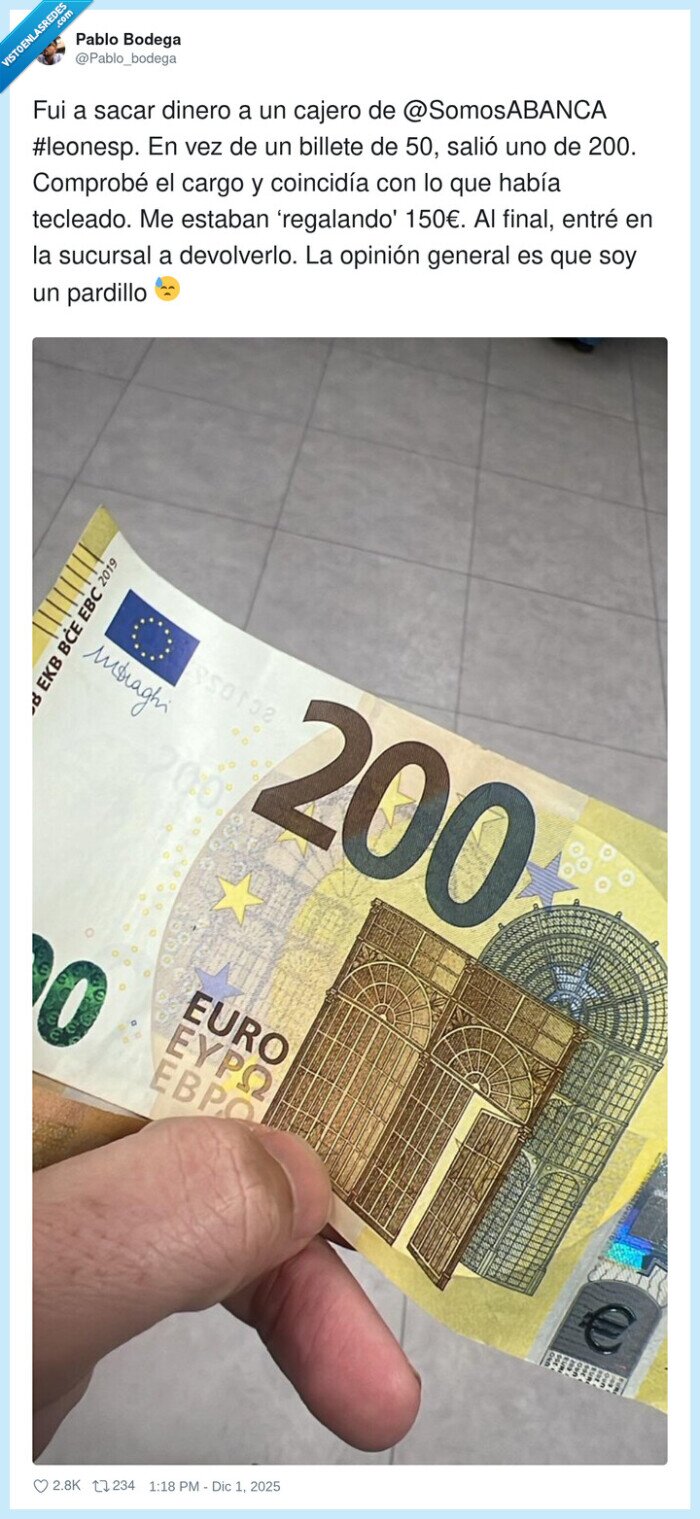 cajero,200euros,error,devolución,pardillo