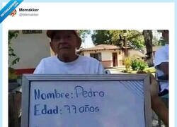 Enlace a 77 años y solo sabe hablar el idioma de la verdad, por @Memakker