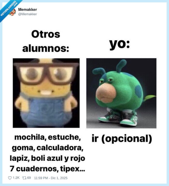 alumnos,mochila,cuadernos,ir,opcional