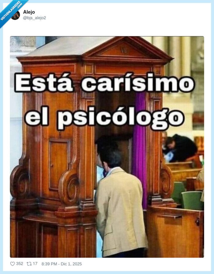 confesionario,psicólogo,carísimo,iglesia