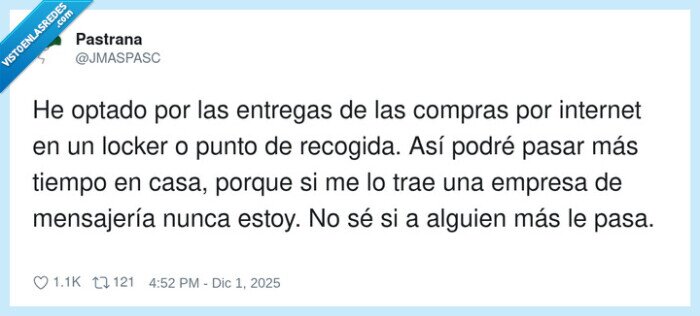 entregas,lockers,punto de recogida,tiempo,casa,mensajeria