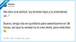Enlace a Se viene el plot twist ginecológico que no vio venir tu vecina la cuñada, por @ronarru