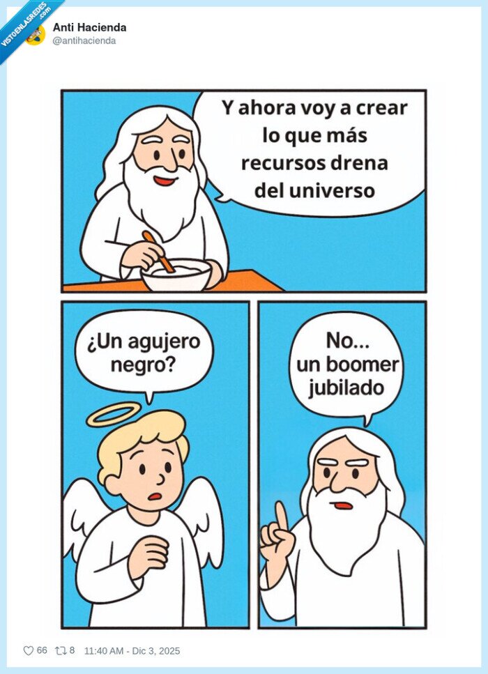 universo,boomer,jubilado,recursos,divinidad