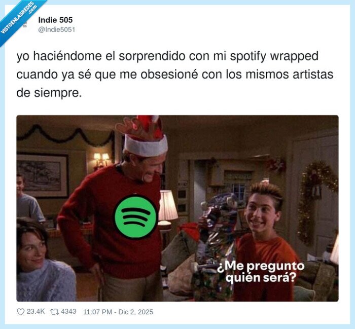 Spotify,Wrapped,música,obsesión,sorpresa,spotifywrapped