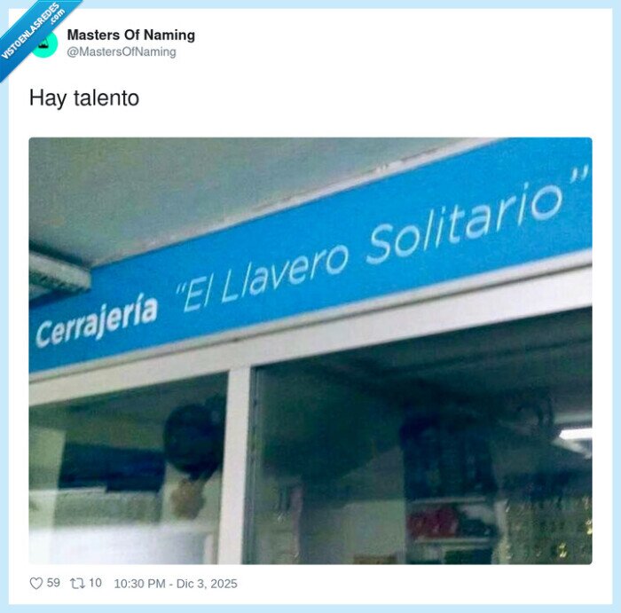 cerrajeria,llavero,solitario,nombremalo,creatividad