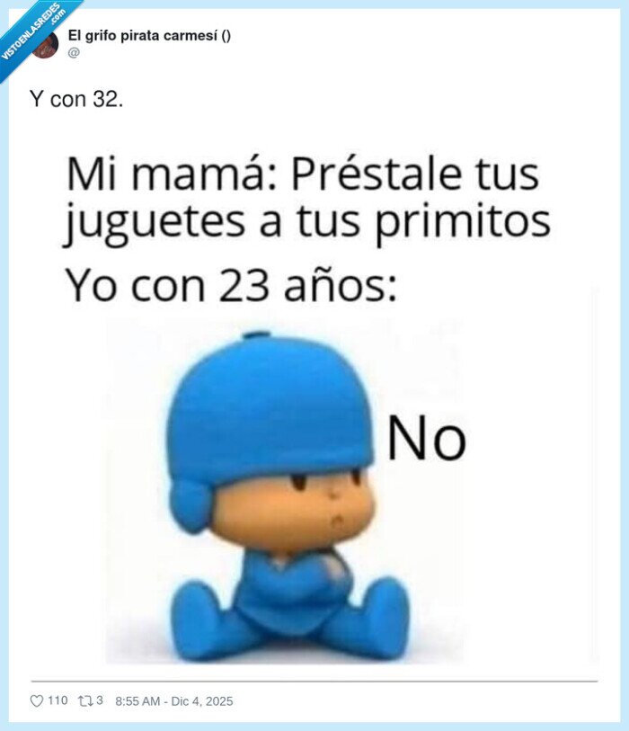 mamá,juguetes,primos,adultez,negación