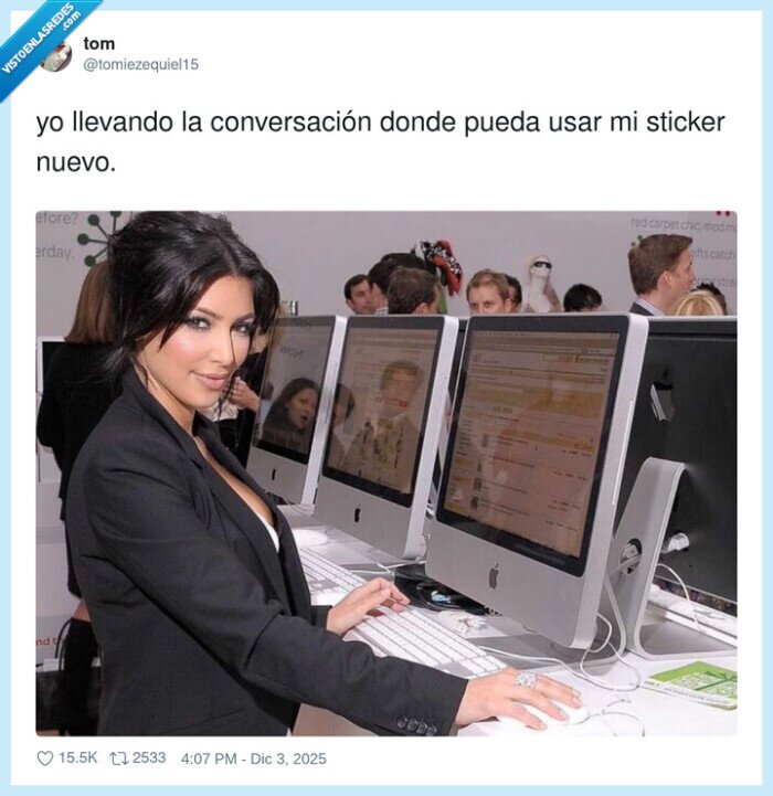 sticker,conversacion,computadora,famosa,evento
