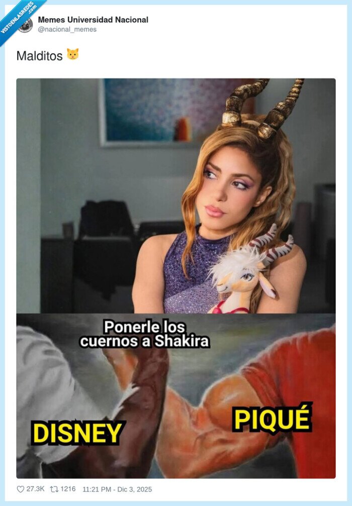 Shakira,cuernos,Piqué,Disney,zootopia
