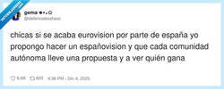 Enlace a Eurovisión no sé, pero las peleas en Twitter iban a estar reñidísimas, por @defencelesshesc