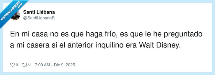 frío,inquilino,WaltDisney,casera