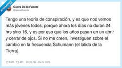 Enlace a Cariño, lo que ha cambiado no es la frecuencia Schumann, es tu necesidad de terapia