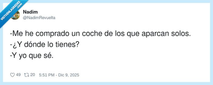 coche,aparcar,autónomo,broma,incógnita