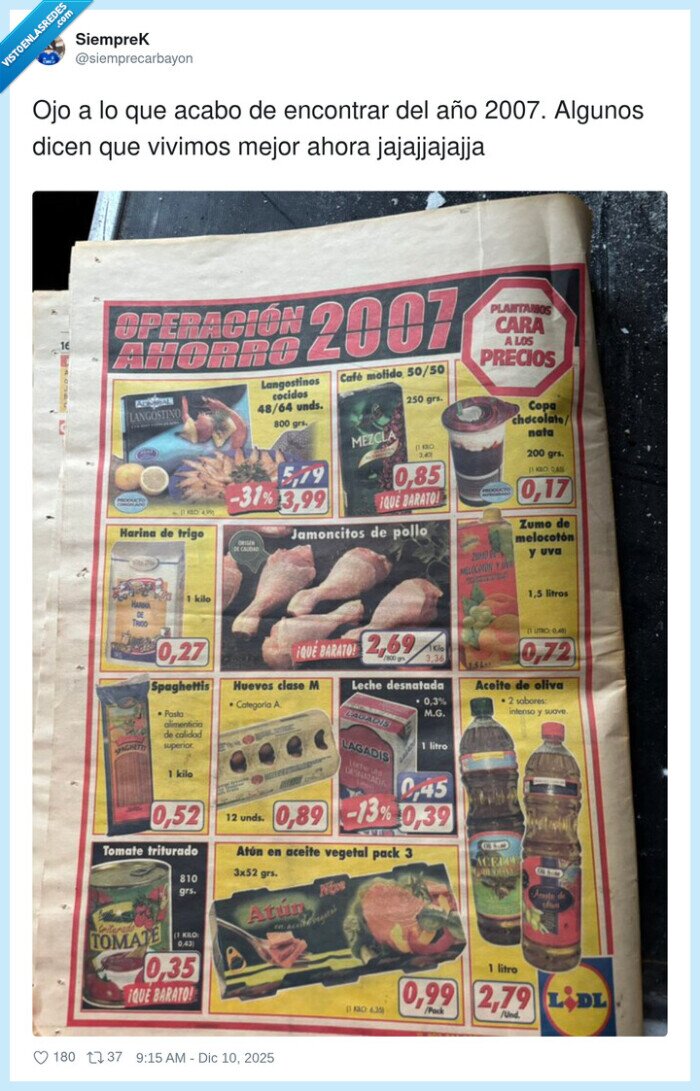 Lidl,2007,Ahorro,Precios,Nostalgia