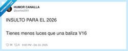 Enlace a Nuevo insulto homologado por la DGT para 2026, por @jcarlos2001