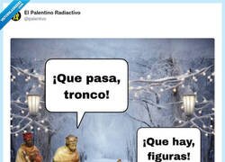 Enlace a Cuando mezclas Navidad tradicional con cultura meme y te sale este crossover épico, por @palentivo