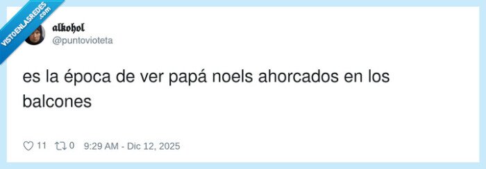 pap&aacute;noel,ahorcado,balc&oacute;n,navidad,sarcasmo