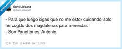 Enlace a La dieta empieza cuando dejamos de llamar panettone ‘magdalena grande’, por @SantiLiebanaR