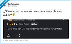 Enlace a Exijo que el camarero reinicie el clima o le casco 2 estrellas menos, por @soycamarero
