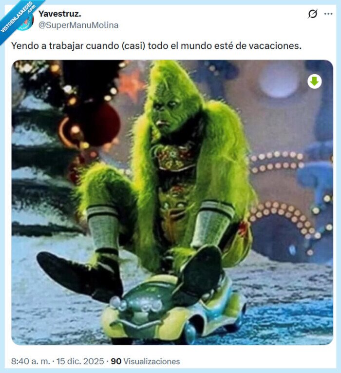 vacaciones,grinch,trabajar