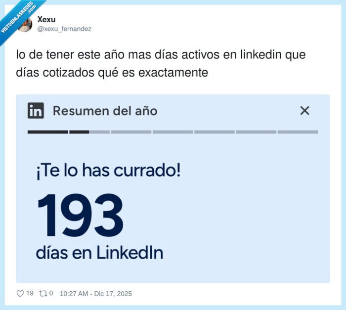 Linkedin,diasactivos,resumena&ntilde;o,trabajo,humorintelectual