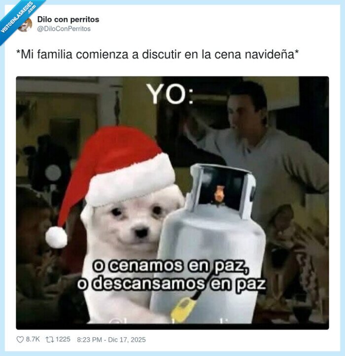 cena,familia,navidad,paz,perro