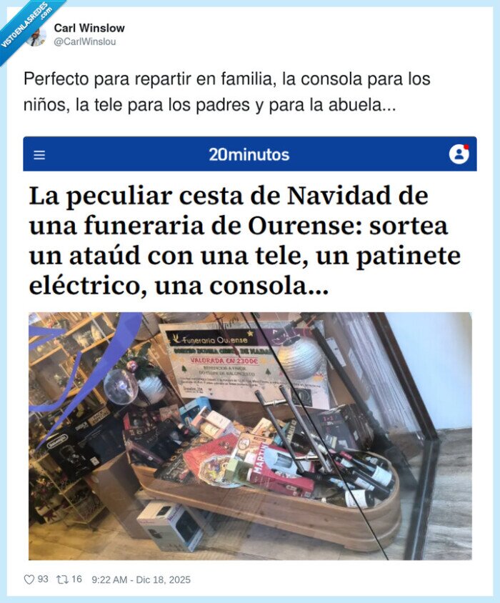 funeraria,ourense,cesta de navidad