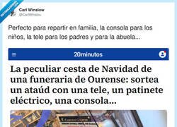 Enlace a La única cesta de Navidad donde sabes seguro quién se va a llevar el regalo gordo, por @CarlWinslou