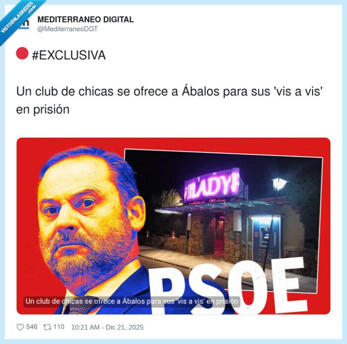 exclusiva,prisi&oacute;n,visavis,PSOE,ladyf