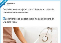 Enlace a Yo también iría 14 veces al baño al mes si allí estuviera mi verdadera oficina: el TikTok, por @20m