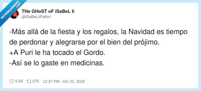 loteria,Navidad,Gordo,Puri,Perd&oacute;n,Medicina