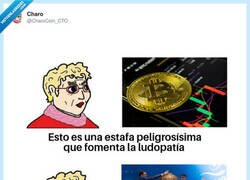 Enlace a Cripto no, que es muy arriesgado; mejor regalarle el sueldo a la Lotería Nacional, por @CharoCoin_CTO