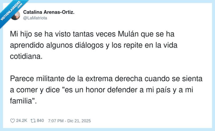 Mulan,familia,honor,patria,di&aacute;logos