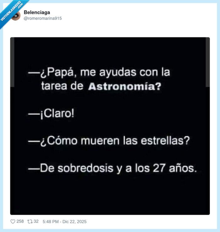 astronomia,sobredosis,morir,estrellas