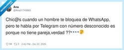 Enlace a Cariño, si tiene que abrir Telegram secreto es porque el compromiso lo tiene con otra, no contigo, por @Ana31743663