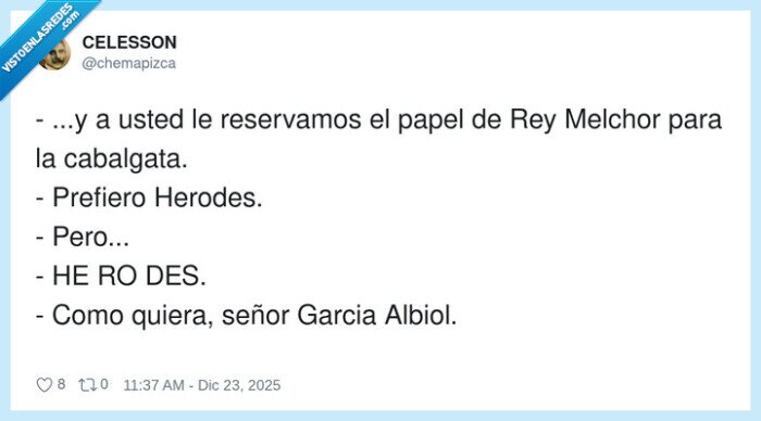 ReyesMagos,cabezada,GarciaAlbiol,Herodes,cabalgata