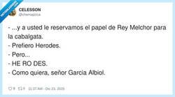 Enlace a Cuando el villano del belén se queda corto para tu currículum político, por @chemapizca