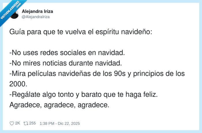espirituNavideno,guiaNavidad,noRedesSociales,peliculas90s,agradece
