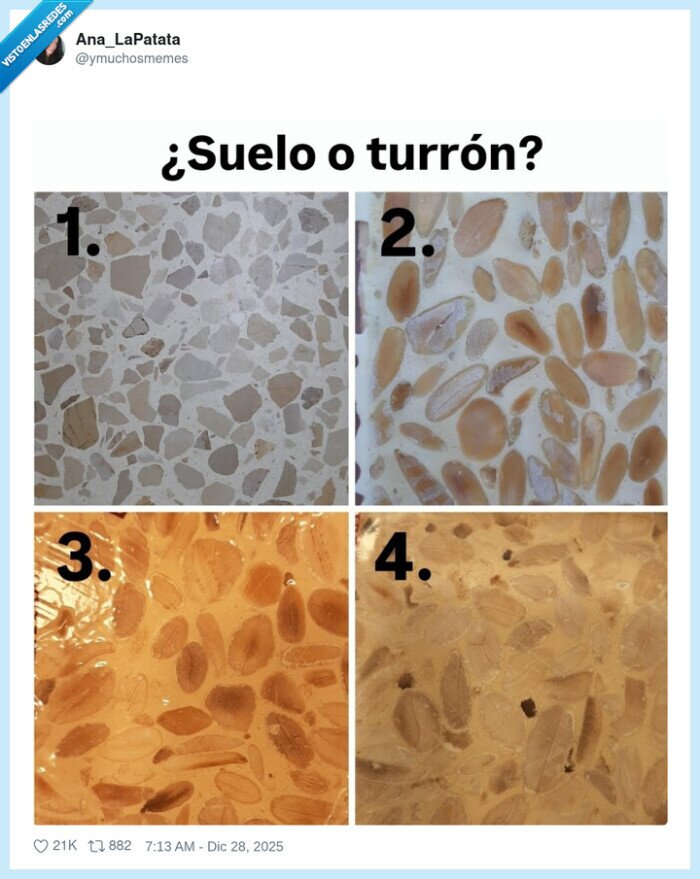 suelo,turr&oacute;n,comparaci&oacute;n,textura,duda