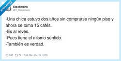 Enlace a España: o te compras un piso o te tomas un café, las dos cosas no caben en la hipoteca, por @T_Stockmann